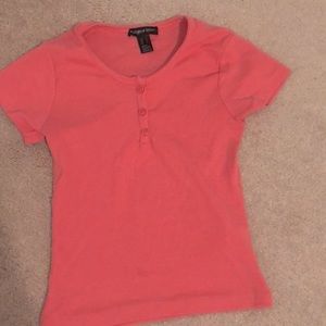 Pink fitted cute top